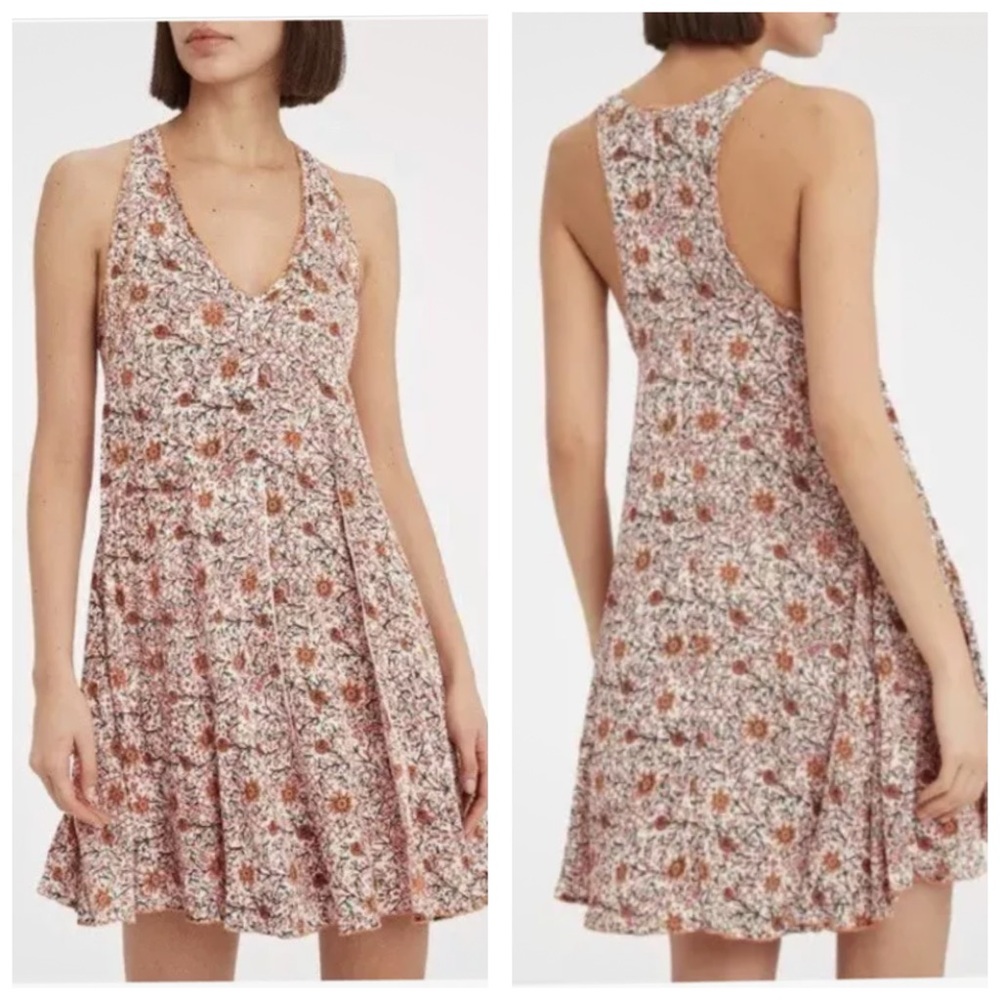 NWT Poupette St Barth Lala Floral Mini Dress XS/S